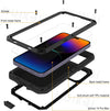 TitanShield Metal Case for iPhone Pro Max / XS Max - Heavy Duty Shockproof Rugged Protection with Tempered Glass Screen Cover - TAG