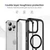 Double Layer Tough Armor Case for iPhone Matte Magnetic Shockproof - TAG