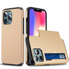 Slide Wallet Armor Case for iPhone X, XR, XS Max, Plus, SE - Shockproof TPU Back Cover with Credit Card Slot - TAG