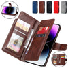 Dual-Layer Card Slot Wallet Flip Case for iPhone SE, Pro, Max, Plus - Stylish & Functional Phone Cover - TAG