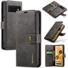 DG. MING Magnetic Detachable Wallet Case for Google Pixel Pro - Durable Folding Leather Cover with Card Slots & Kickstand - TAG