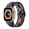 Style Ease Premium Nylon Wrap Band for Apple Watch - Adjustable, Comfortable, Sleek TAG Design - TAG