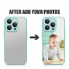 Custom Name & Photo Shockproof Acrylic Personalized DIY Protective Cover Phone Case for iPhone - TAG