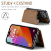 Premium Shockproof Leather Wallet Cover with Magnetic Card Holder Phone Case for iPhone - TAG