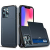 Slide Wallet Armor Case for iPhone X, XR, XS Max, Plus, SE - Shockproof TPU Back Cover with Credit Card Slot - TAG