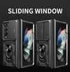 Slide Armor Shockproof Samsung Galaxy Z Fold Case with Camera Lens Protection Cover - Durable Full Body Protection - TAG