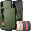 Tough Armor Slide Card Slot Holder Cover Case for iPhone - TAG