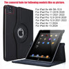 360° Rotating Stand Case for iPad 9.7, iPad 10.2 (7th-10th Gen), Air 11 (2-5), & Pro 11 (2022) - Multi-View Protective Cover - TAG