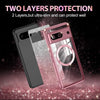 Glittery Mag Safe Slim Plating Soft Cover Case for Google - Shiny Transparent Bling Protection - TAG