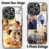 Custom Name & Photo Shockproof Acrylic Personalized DIY Protective Cover Phone Case for iPhone - TAG