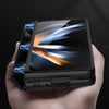 Ultra Shield Shockproof Magnetic Hinge Case for Samsung Galaxy Z Fold - All-in-One Holder, Matte Hard PC Protection, No Glass - TAG