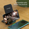 Fast Wireless Charger Stand for iPhone Pro Max & Samsung Note Ultra - Foldable, Quick Charging Dock for Mobile Devices -TAG