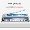 Transparent Armor Case with Magnetic Hinge & Pen Holder for Samsung Galaxy Z Fold: Kickstand & Full Protection Cover - TAG