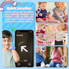 Kids Waterproof Air Tag Bracelet - Soft Silicone Hidden GPS Tracker Wristband | Lightweight Apple Watch Compatible Safety Band for Children - TAG