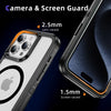 Double Layer Tough Armor Case for iPhone Matte Magnetic Shockproof - TAG