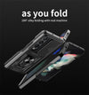 Slide Armor Shockproof Samsung Galaxy Z Fold Case with Camera Lens Protection Cover - Durable Full Body Protection - TAG