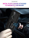Ultimate Armor Magnetic Ring Stand Case for Samsung Galaxy Z Fold | Shockproof Car Mount Holder Cover - TAG