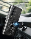 Slide Armor Shockproof Samsung Galaxy Z Fold Case with Camera Lens Protection Cover - Durable Full Body Protection - TAG