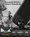 Ultimate Heavy-Duty Metal Case for iPhone - Tough Shockproof Rugged Protective Cover with Built-in Glass Screen Guard - TAG
