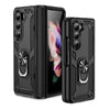 Shockproof Kickstand Hard Armor Case for Samsung Galaxy Z Fold with Finger Ring Holder - Durable Protection & Stand Feature - TAG