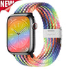 Rainbow Nylon Apple Watch Band Strap – Ultra-Durable, Breathable Bracelet for iWatch Series SE Ultra - TAG