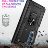Galaxy Z Fold Shockproof Hinge Armor Case with Metal Ring Kickstand | Rugged Protection for Samsung Z Fold - TAG