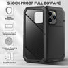 Ultimate Heavy Duty Military Tough Metal Case with Gorilla Glass - Shockproof Protective Cover for iPhone - TAG