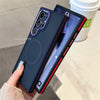 Luxury Matte Magnetic Shockproof Case for Samsung Galaxy Ultra Plus FE - Mag Safe Wireless Charging Compatible, Premium Protection Cover -TAG