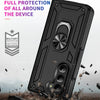 Shockproof Kickstand Hard Armor Case for Samsung Galaxy Z Fold with Finger Ring Holder - Durable Protection & Stand Feature - TAG
