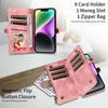 Luxury Leather Zip Wallet Case for Google Pixel Pro - Magnetic Bumper Flip Phone Case with Secure Strap & Card Holder - TAG