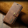 Detachable Magnetic Leather Wallet Case for iPhone Pro Max, Plus, XS, XR, X, SE - Card Holder Flip Cover Coque-TAG, Shockproof & Stylish - TAG