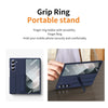 Ultimate Armor Stand Case for Samsung Galaxy Z Fold: Full Protection with Elastic Wrist Band & Tempered Glass Cover - TAG