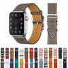 Premium Leather Watch Strap for Apple Watch Series Ultra SE-TAG - Durable & Stylish iWatch Band Bracelet with Adjustable Fit - TAG