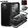Ultimate Heavy-Duty Metal Case for iPhone - Tough Shockproof Rugged Protective Cover with Built-in Glass Screen Guard - TAG