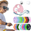 Kids Waterproof Air Tag Bracelet - Soft Silicone Hidden GPS Tracker Wristband | Lightweight Apple Watch Compatible Safety Band for Children - TAG