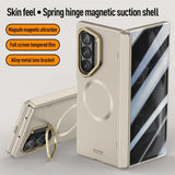 Magnetic Folding Shockproof Armor Case for Samsung Galaxy Z Fold – Protective Coque with Lens Holder & TAG, Ultimate Drop-Resistant Design - TAG