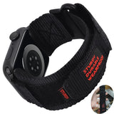 Durable Tactical Sports Band for Apple Watch Ultra & SE Series - Premium Nylon Strap Bracelet for iWatch, Adjustable & Breathable, Rugged Performance - TAG