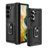 Galaxy Z Fold Shockproof Hinge Armor Case with Metal Ring Kickstand | Rugged Protection for Samsung Z Fold - TAG