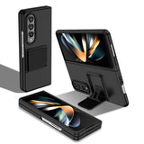 Galaxy Z Fold Armor Case with Built-in Kickstand, Camera Protection & Anti-Scratch Bracket - Shockproof Phone Cover for Samsung Galaxy Z Fold Series - TAG