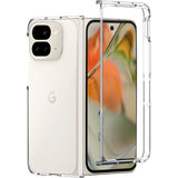 Ultra-Slim Clear Shockproof Hard Back Case for Google Pixel Fold Pro - TAG Edition, Transparent Protective Cover - TAG